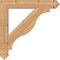Ekena Millwork Funston Arts & Crafts Smooth Bracket, Western Red Cedar, 3 1/2"W x 26"D x 26"H BKT04X26X26FST03SWR - alternate 3